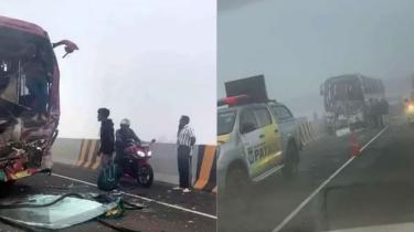 ঢাকা-মাওয়া এক্সপ্রেসওয়েতে ১০ যানবাহনের সংঘর্ষ, আহত ৪