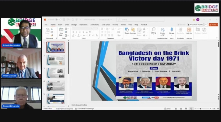 ব্রিঙ্ক ওয়েবিনারে বাংলাদেশের ভবিষ্যৎ নিয়ে  প্যানেলিষ্টদের উদ্বেগ উৎকণ্টা