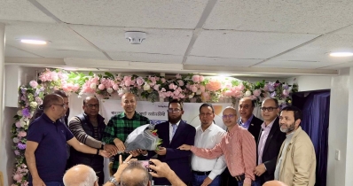 বাংলাদেশ সুপ্রিম কোর্টের আইনজীবী এডভোকেট খায়রুল আলমকে সংবর্ধনা 